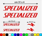 Vinyl Wall Sticker Kit For Specialized Mtb Road Bike Frame. Fixed Price $23.45.