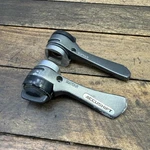Vintage Suntour Accushift Down Tube Shifter Set Road 6S Indexed Gray Japan. Fixed Price $31.95.