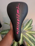 Schwinn Black And Pink Bicycle Seat 10-6 Inches. Fixed Price $15.00.