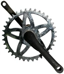 1970'S Ashtabula Crankset 115MM Piece Sprocket Vtg Bmx Schwinn Mini Scrambler. Fixed Price $89.95.