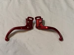 Unused 1981 Dia Compe Red Prebent Brake Lever Set Old School Bmx Gt Hutch Jmc. Fixed Price $75.00.
