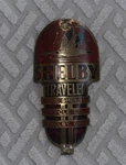 Vintage Shelby Traveler Co. Bicycle Headbadge Brass Nameplate. Fixed Price $99.95.