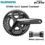 Shimano 105 FC-R7000 2X11 Speed Hollowtech Ii Crankset 50/34 170 172.5 175. Fixed Price $139.99.