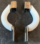 Vintage Nos Old School Bmx Hutch Haro Bicycle White Spinner Frame Stander Set. Fixed Price $124.99.
