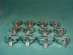 12 Vintage Shimano Road Bike Touring Bicycle 1" Chrome Cable Clips. Nos. Fixed Price $24.50.