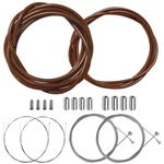 Bike Brake And Shift Cable Housing Set With Outer Casing Inner Cycle Brown. Fixed Price $234.95.