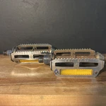 Vintage Steel Kyokuto Kkt Rt-sf Rat Trap Bike Pedals W/ Reflectors 9/16" Japan. Fixed Price $17.00.