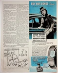 Pennsylvania Tires 1944 Vintage War Bonds Print Advertisement 10X13. Fixed Price $17.10.