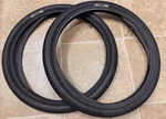 Oldschool Acs True 100 Psi Staggered Tire Set 20 X 1.85/2.0 All Black Freestyle. Fixed Price $140.00.