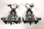Shimano 600 Pedals PD-6207 With Toe Clips. Fixed Price $95.00.