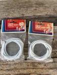 (2) Dorcy White Bmx Road Bike Cable & Housing Mushroom Barrel Head Front Rear. Fixed Price $12.76.