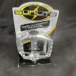 Nos Sunlite Bmx Platform Pedals Alloy Axle 9/16 Silver Pair 41559 Bicycle. Fixed Price $28.34.