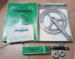 Nos Nib 1977 Crankset Campagnolo, #3320 Gran Sport Arms 52/52 + Bb. Fixed Price $215.17.