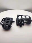 Evo E-sport At Resin Pedals With Toe Clips & Straps Steel Spindle. Fixed Price $15.50.