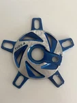 Old School 80'S Nos Bmx Tioga Task Force Max Flow FC-2 Spider 110 130 Bcd Blue. Fixed Price $69.00.