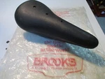 Vintage Brooks B18 Bike Seat Adult Saddle Black Plastic Top Nos 1970S. Fixed Price $105.00.