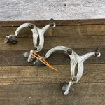 Vintage Old School Bmx Caliper Brakes 1000A Silver Front Rear Pair 1980S. Fixed Price $44.79.