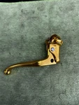 Vintage Nos School Bmx Dia Compe Pre Bent Brake Lever Gold Right Rear. Fixed Price $89.99.