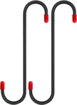 2 Pcs Brake Caliper Hanger Hooks With Red Rubber Tips,auto - (black). Fixed Price $6.89.