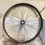 Antique 1800 Early 1900'S Bicycle Rim 25" Wooden Wheel. Fixed Price $159.00.