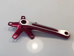 Sr Japan Old School Bmx Right Side Crank Arm Original 80S Nos 110MM Bcd Red. Fixed Price $39.00.