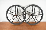Old School Bmx Lester Mags Wheels Rims Scrambler Mongoose Motomag. Fixed Price $299.99.
