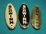 3 Schwinn Stingray Vintage Bicycle Head Badge Nameplate Emblems. Fixed Price $30.00.