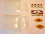 Murray Fire Chief Tricycle Trike Bike Decal Set Seat Tube Head Badge Fender. Fixed Price $42.30.