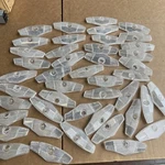 (44) Old School Cateye RR-510 Vintage Wheel Clear White Reflectors Schwinn 80. Fixed Price $89.00.