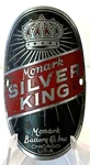 Vintage Monark Silver King Bicycle Head Badge Early Oval Version. Fixed Price $59.99.