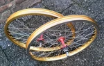 Weinmann Old School Vintage 20 X 1.75 Rims With Malliard Hubs 80'S. Fixed Price $329.42.