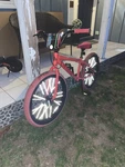 Bikes Bmx Red & Black 24 In Frame Wheels Reflectors Used. Fixed Price $400.00.