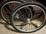 Old School Bmx 24 Inch Tnt Wheels Spokes Tioga Tires. Fixed Price $750.00.