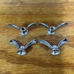 4 Nos Huret Luxe Bicycle 3/8" 26 Thread Wing Axle Nuts Schwinn Wheel Rim Hub. Fixed Price $29.99.