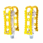 Mks BM-7 Alloy Anodized Mtb Bmx School Flat Bike 9/16" Pedal Gold. Fixed Price $36.90.