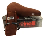 Cinelli Unicanitor 65/L Saddle With Bag Brown Suede Leather Rare /w Box Nos New. Fixed Price $329.99.
