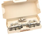 Campagnolo C-record Pista Tbs Pedals PD-02RE W/ Straps Inox Nos New. Fixed Price $499.99.