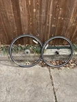 Mavic CXP21 700C 8SPD Wheelset Shimano Hubs 12-25T Cassette. Fixed Price $150.00.