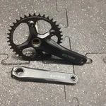 Shimano Grx FC-RX610-1 Gravel Crankset 40T 12-SPEED, Hollowtech Ii, 172;5 Black. Fixed Price $176.00.