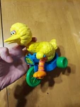 Sesame Street Big Bird Wind Up Tricycle Bicycle Bike Vintage Toy Macau. Fixed Price $13.61.