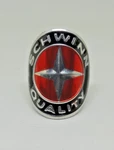 Schwinn Bike Bicycle Aluminum Head Badge Logo New Old Stock. Fixed Price $16.98.