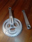 Cannondale Coda Triple Crankset 90'S Cnc'd 42-32-22 Square Taper 175 Silver. Fixed Price $140.00.
