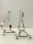 New Ale Toe Clips Steel Chrome For Block Road Pedals 3-3/16" Mount Spacing. Fixed Price $25.50.