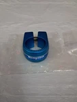 New Mongoose Tange SC-1 Blue Seat Clamp 1" 25.4MM Vintage Old School Bmx. Fixed Price $64.00.