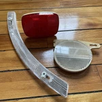 Vintage Cat Eye Bicycle Reflector Lot Rr 360 Wz 280 Wu 950 Made Japan. Fixed Price $39.99.
