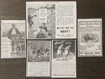 1899-1900 Columbia Bicycle Antique Print Ad Lot 5 Pope Mfg Bike Shop Garage Art!. Fixed Price $24.95.