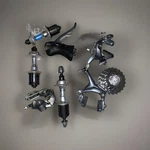Shimano 600 Lot Ultegra FH-6400 Tricolor Rear Hub Brake Shifter Lever Bike. Fixed Price $113.75.
