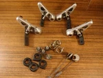1991 Retro Shimano Deore Dx Cantilevers Brakes BR-M650 Via Japan For Mtb. Fixed Price $32.00.