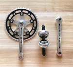 Sugino Super Maxy Cross Cranks Fuji Old School Bmx Gt Mongoose Redline Kuwahara. Fixed Price $274.00.