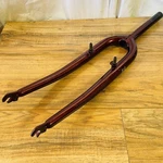 1-INCH Threadless Mtb Rigid Fork 175MM Steerer Burgundy All Crmo Steel. Fixed Price $169.99.
